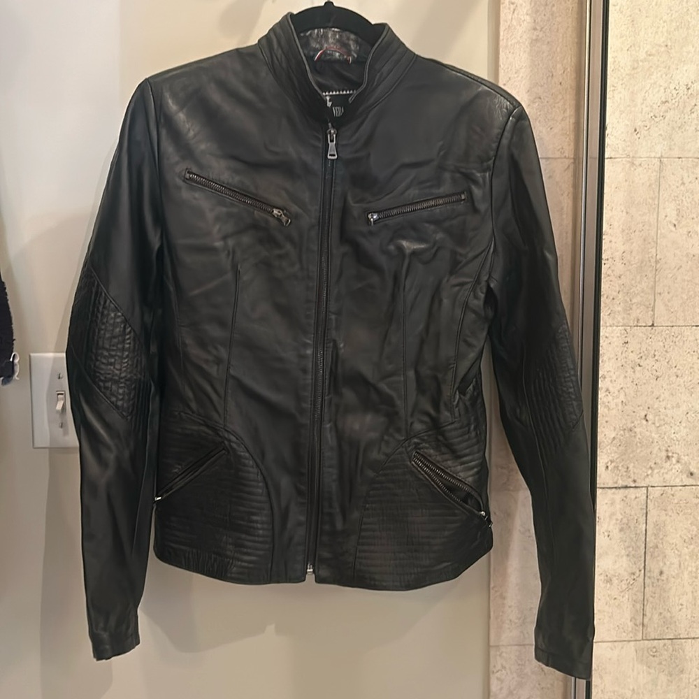 Genuine Leather Black Jacket